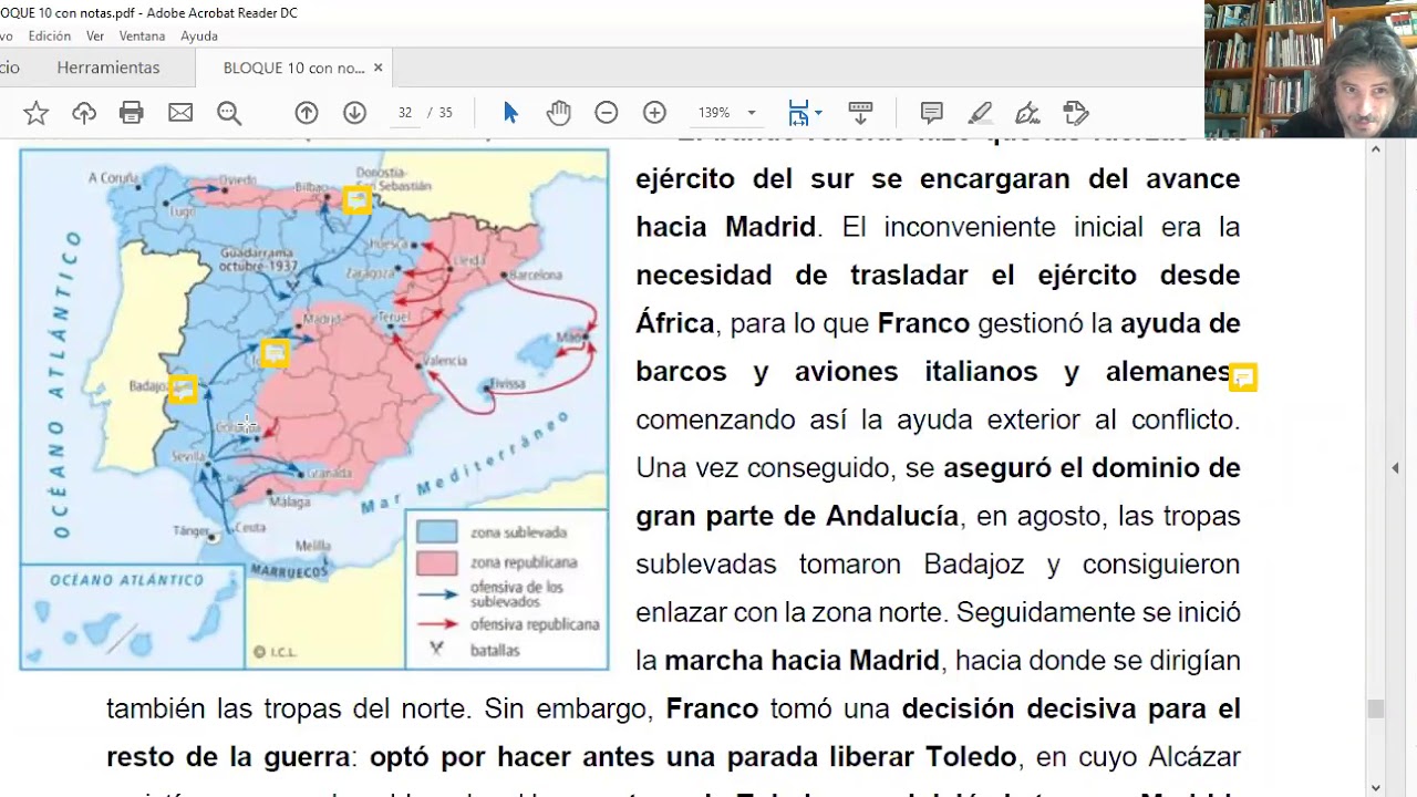 FASES DE LA GUERRA CIVIL ESPAÑOLA