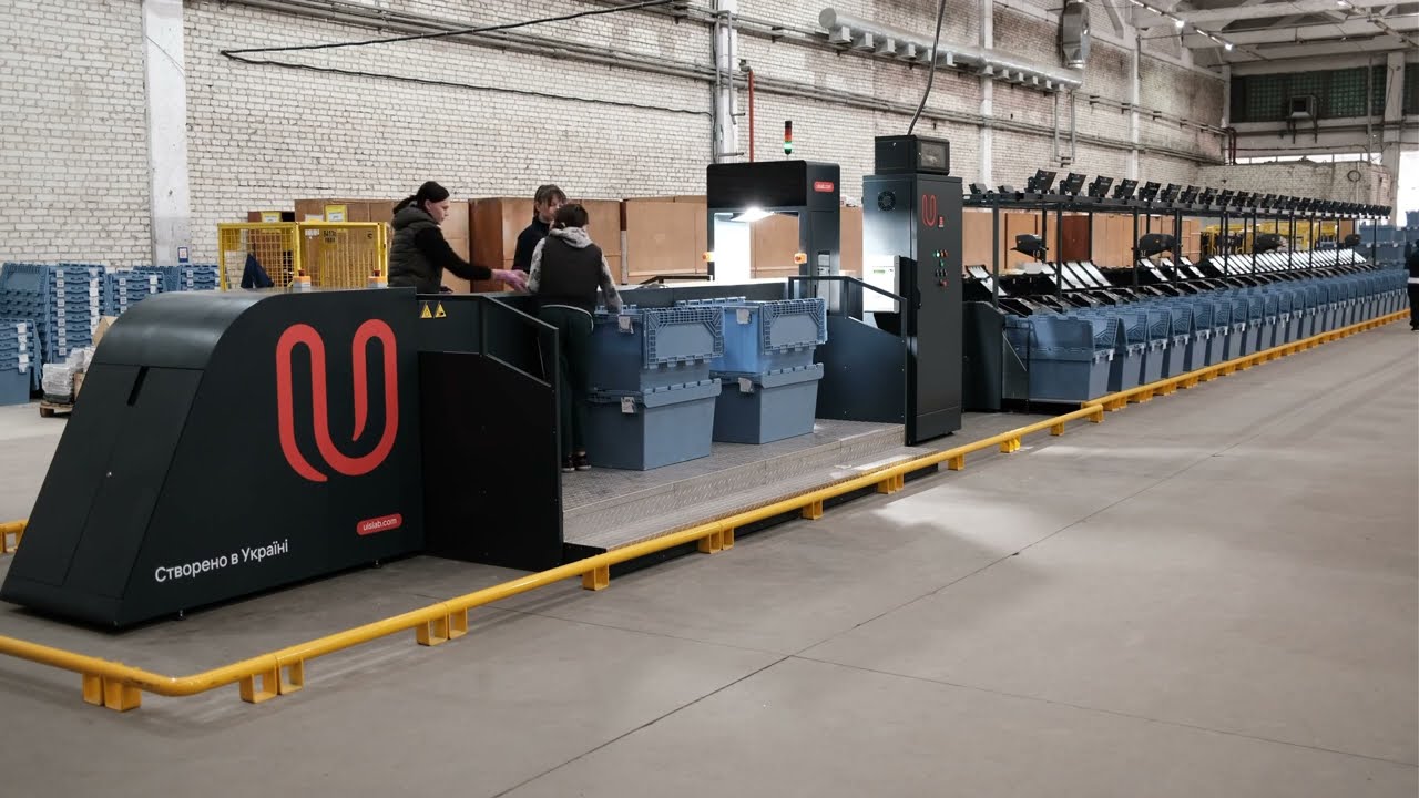 Видео работы UIS.TiltTray Sorter