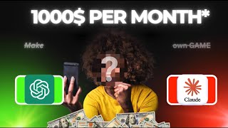 Make $1000*/Month Building 3D mobile game (zero coding skills)