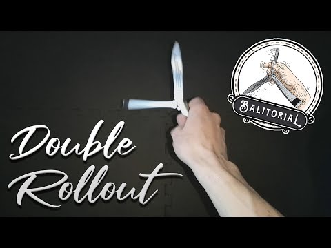 Double Rollout Tutorial | Left And Right Hand | Balisong Techniques (Beginner)