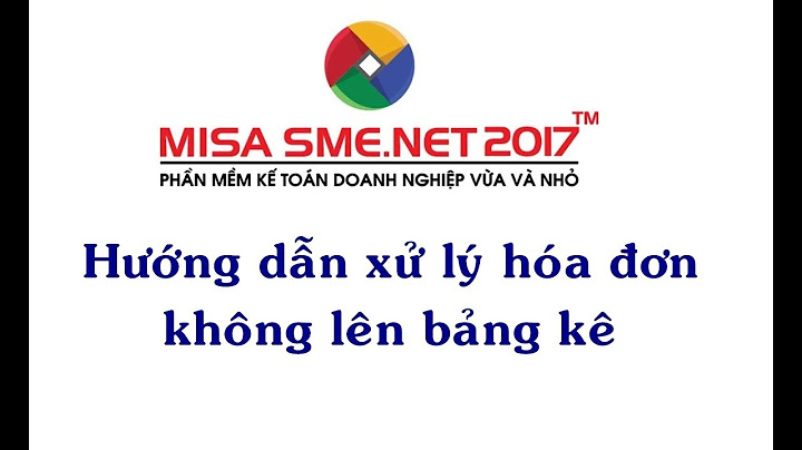 Hóa đơn điều chỉnh không vào bảng kê trên misa năm 2024