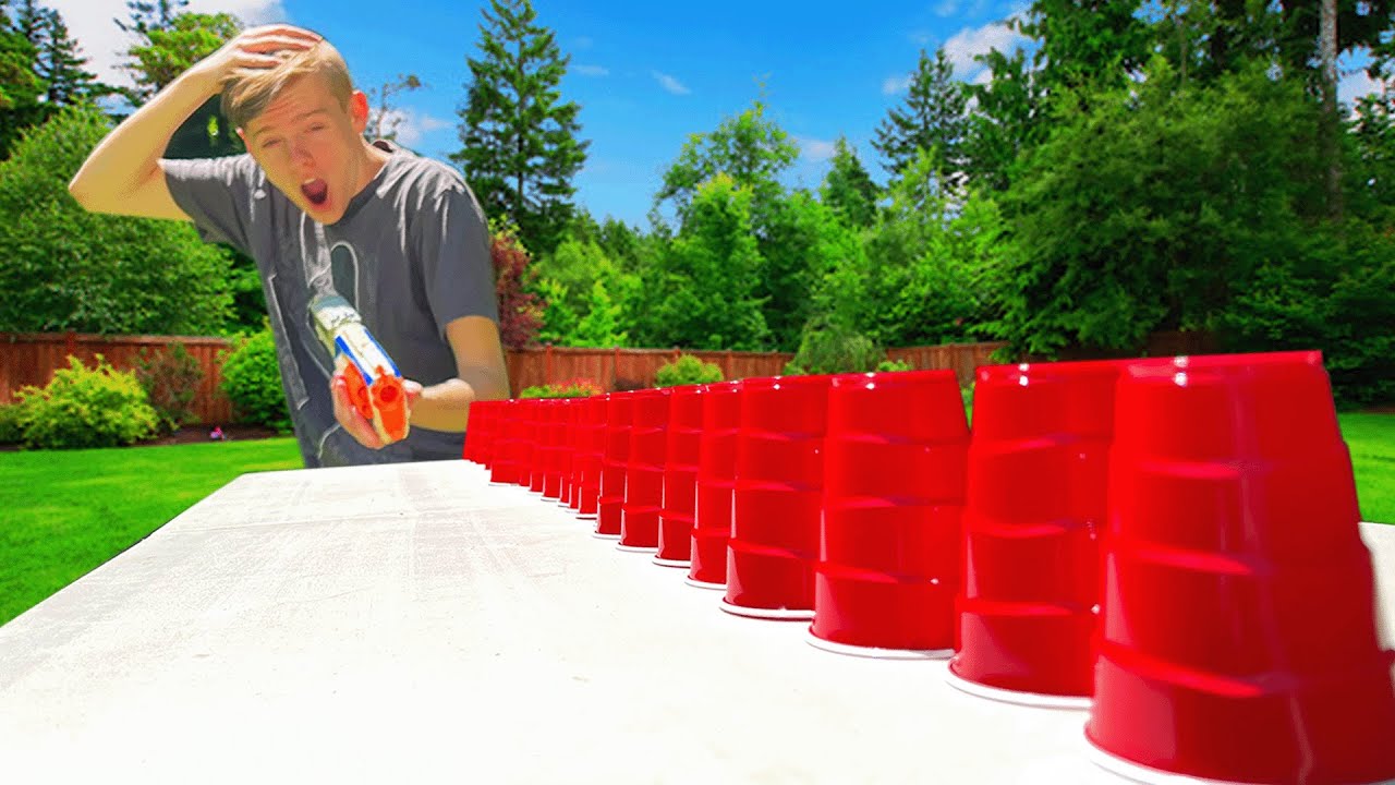 How Many Cups Can You Knockdown??