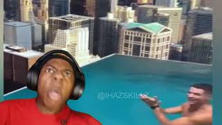 Ishowspeed Reacts To Ronaldo Tosses Son Mateo Bravo