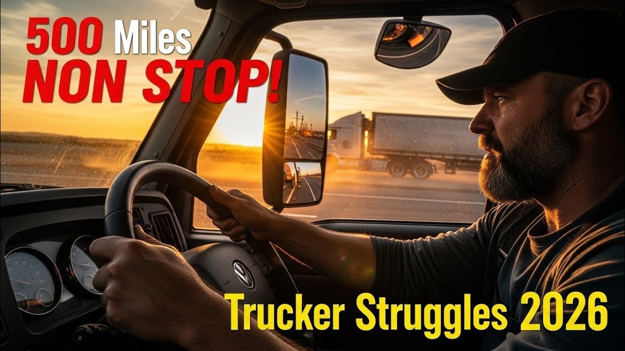 A Real Day in the Life of an American Truck Driver 2026 | 500+ Miles OTR Vlog