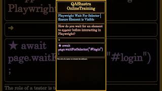 Playwright Wait For Selector | Ensure Element is Visible