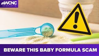 Beware baby formula scams