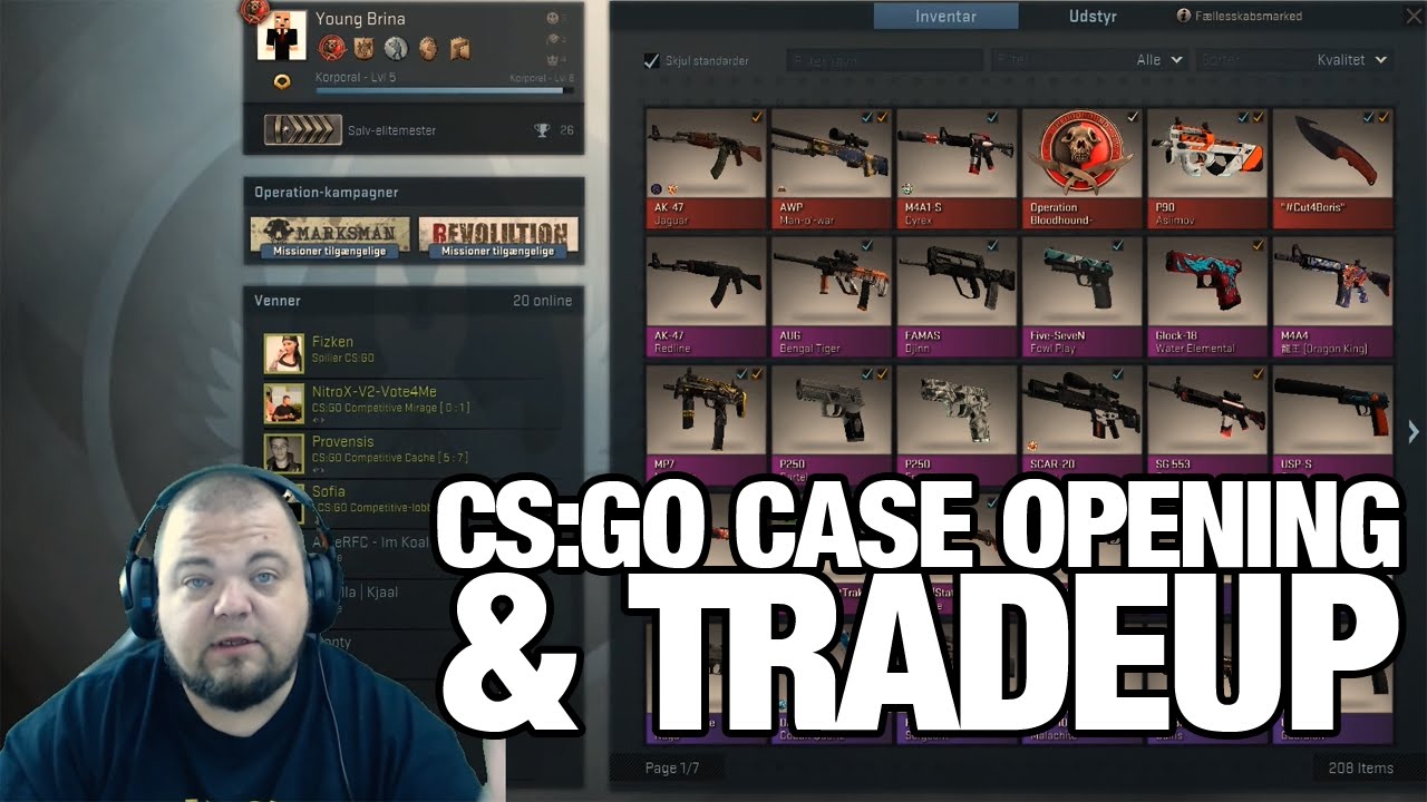 [DANISH] CS:GO CASE OPENING & TRADEUP - YouTube
