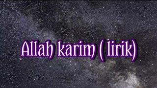 Allah karim - ayu Dewi almighwar (Lirik)