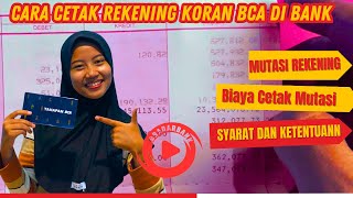Cara Cetak Rekening Koran Bank BCA