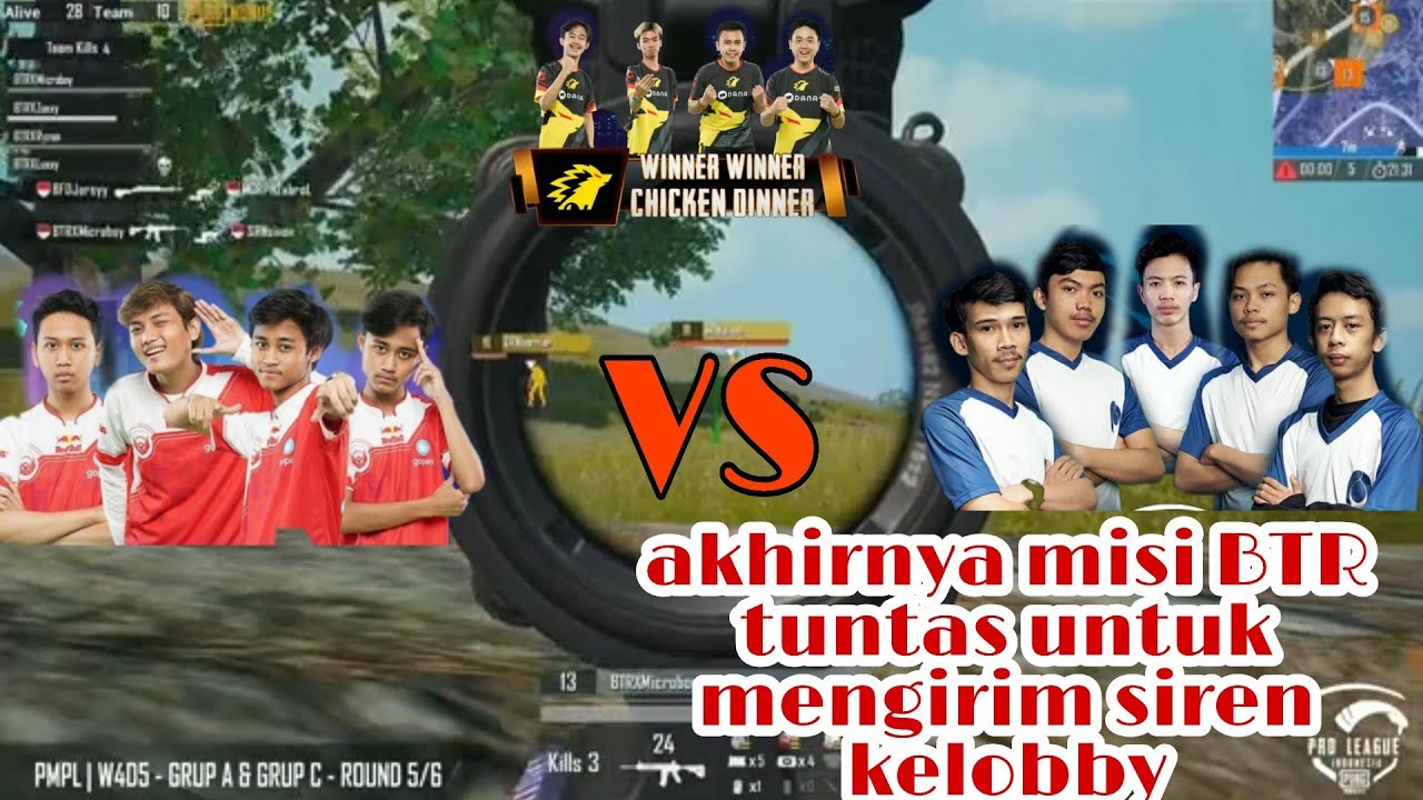 BTR RA berhasil melobbykan siren dierangel, BTR WWCD?  || PMPL W4D5 ROUND5