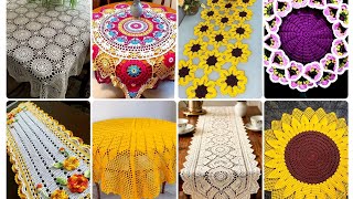 TOP ATTRACTIVE CROCHET HANDMADE TABLE TOPPERS & CLOTH, LACES NEW COLLECTION IDEAS 2026