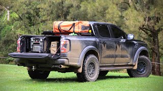 🔥RAPTOR ACCESSORIES YOU NEED !!! TUB FITOUT EP#2 - AUSMOTION Molle panels & dual battery wiring.
