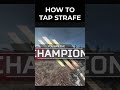 Apex Predator Tip | How To Tap Strafe #Shorts