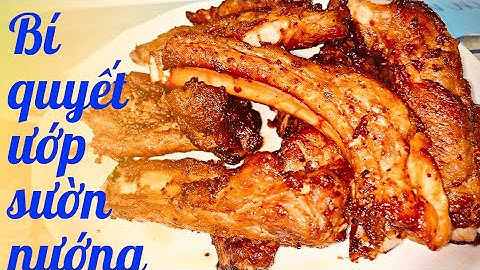 SƯỜN HEO NƯỚNG MUỐI ỚT:Bí Quyết Làm Sườn Nướng Bằng Nồi Chiên Không Dầu Thịt Mềm Không Bị Khô 213