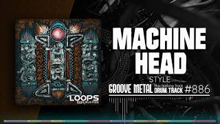 Groove Metal Drum Track / Machine Head Style / 140 bpm