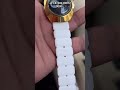 RADO Genuine Japan Automatic White Smooth Rubber Strap 💯% Same As Showroom Quality Guaranteed