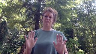Trix Bruce American Sign Language (ASL) Semantics - Focus word: TREE
