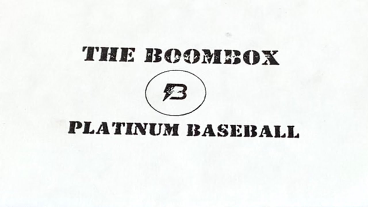 100 PLATINUM BOOMBOX BASEBALL CARD BOX OPENING (July 2020) YouTube