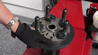 Mounting Reverse Drop Center Wheel Using Coats 80C Center Post