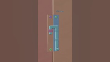Automatic Gate Latch System #shorts Automatic door lock \\ #ideas Wooden gate latch #gatelatch