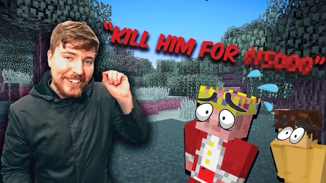 That one time MrBeast put a bounty on Technoblade in Minecraft Monday....