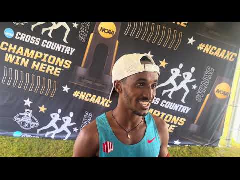 New Mexico’s Habtom Samuel After Winning 2025 NCAA Men’s Cross Country Title