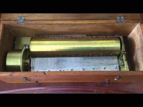 Early Francois Nicole 3 Air Cartel Music Box C1820 Ex Roy Ison Collection