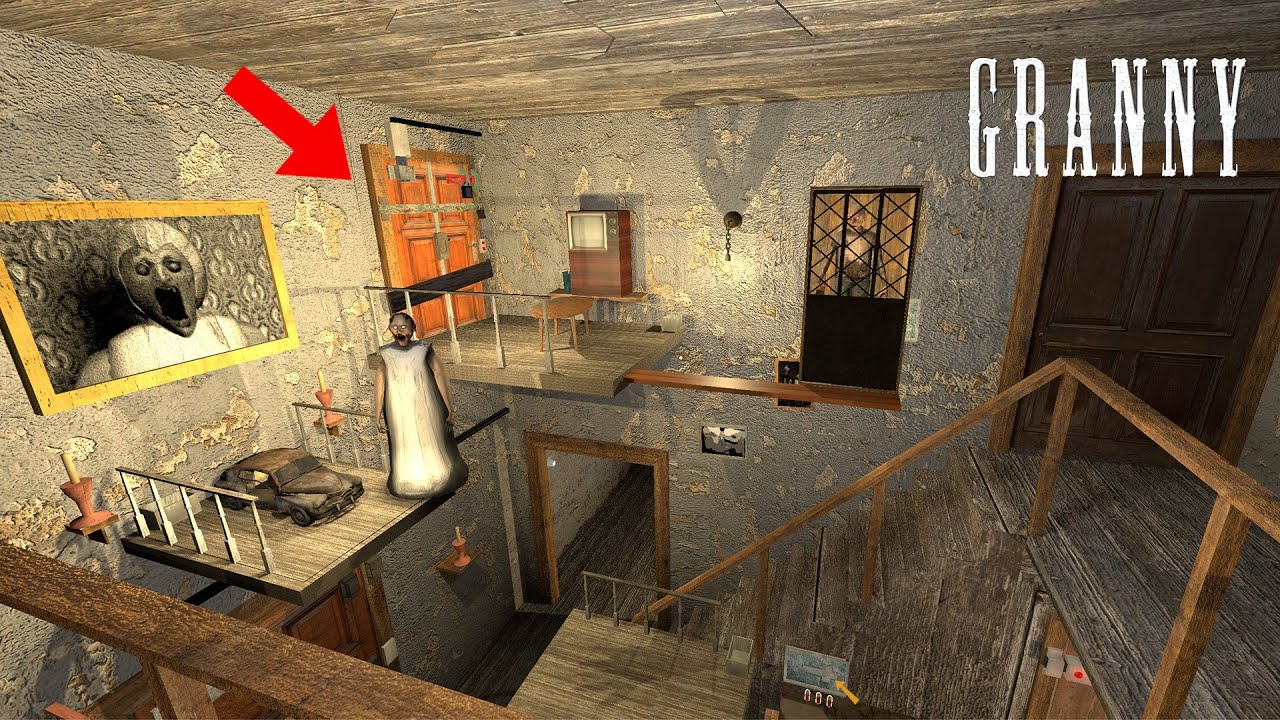 The Mini Car Platform and NEW Mini Escape Door in Granny Recaptured: ULTIMATE Custom Map