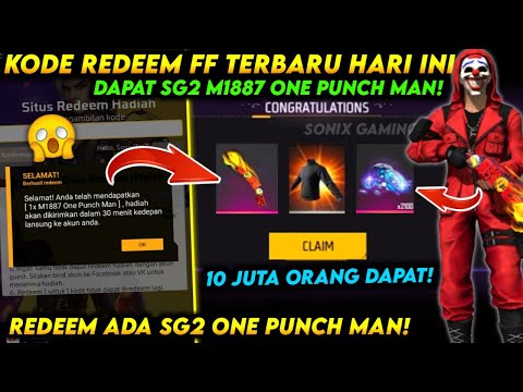 KODE REDEEM FREE FIRE TERBARU 23 MARET 2024 HARI INI