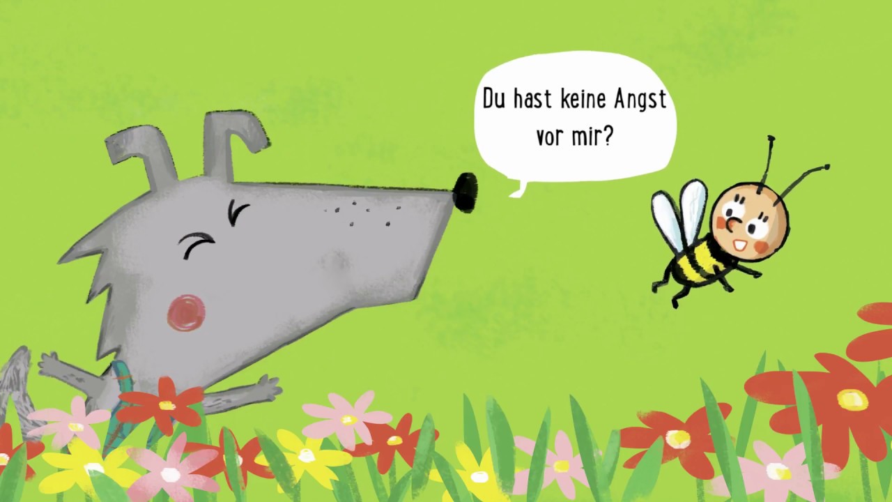 Die biene hat keine angst vor mir