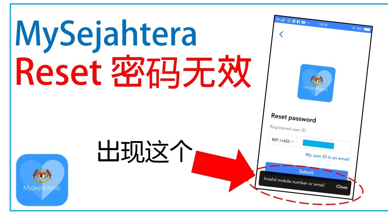 Password mysejahtera reset Terlupa Kata