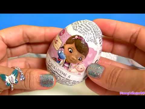 Doc McStuffins SURPRISE Eggs Disney Princess Sofia The First Jake And NeverLand Pirates Huevos