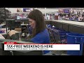Tax-free weekend is here