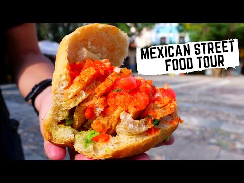 BEST Mexican street food in GUANAJUATO, Mexico | Juicy TACOS al VAPOR + Guanajuato FAMOUS FOOD