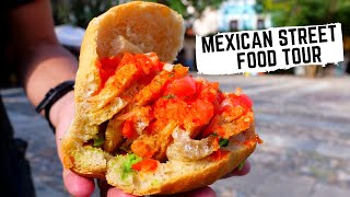 BEST Mexican street food in GUANAJUATO, Mexico | Juicy TACOS al VAPOR + Guanajuato FAMOUS FOOD