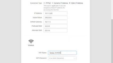 how to set router tenda N300 mbps wan static ip and wireless
