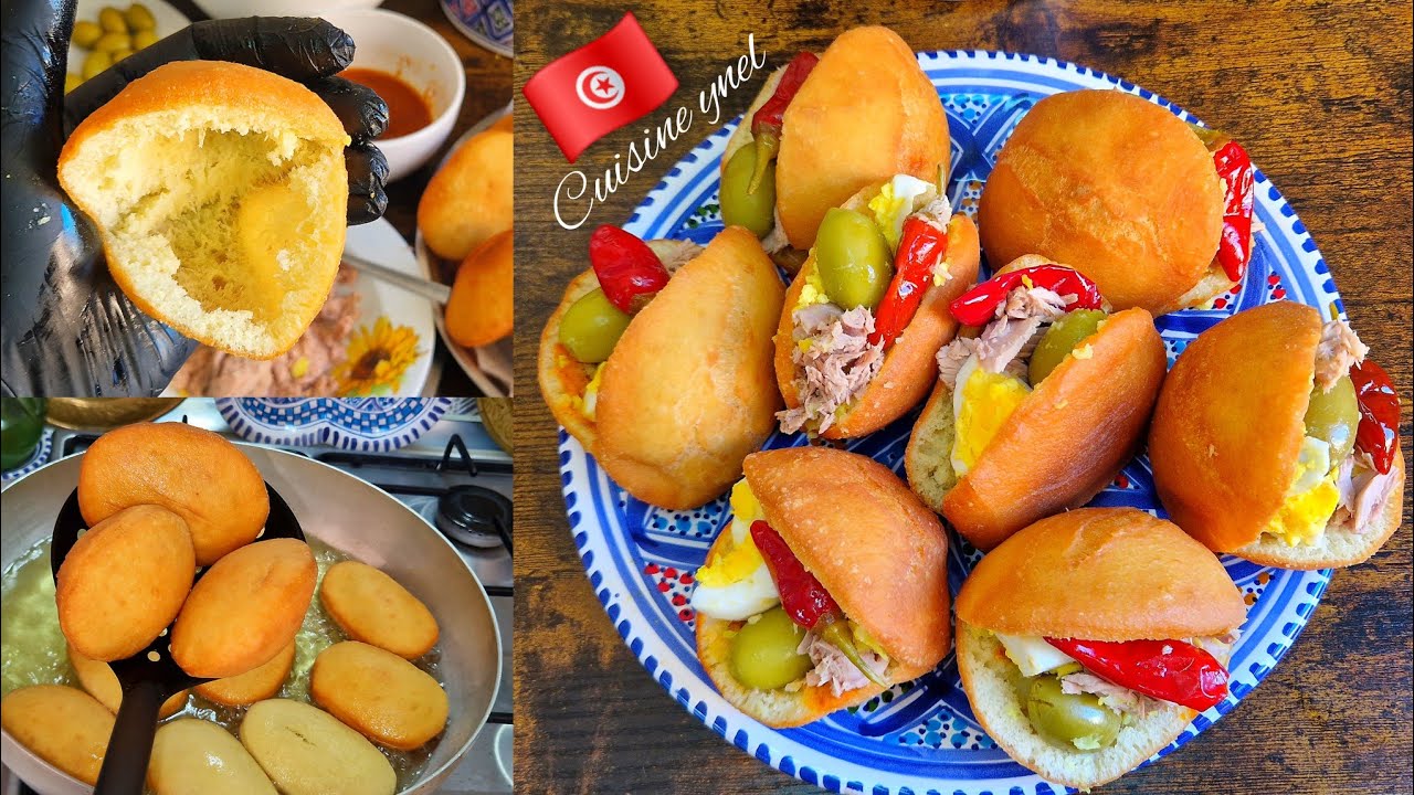 ابن واخف فريكاسي تونسي تحضروه في ساعة  fricassée tunisien 