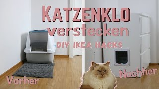 DIY IKEA HACKS | Katzenklo verstecken | Katzenklo selber bauen