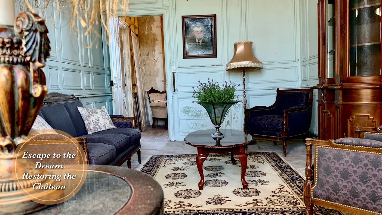 FURNISHING an abandoned french CHÂTEAU TOUR | Open day. Ep 67