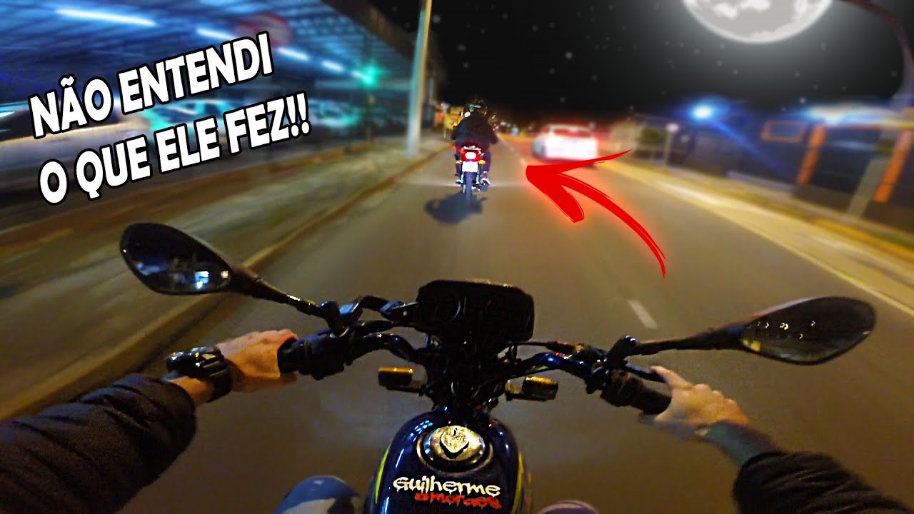 MINHA MOTO DESLIGOU DO NADA! 😱 ROLE NOTURNO DE TITAN!