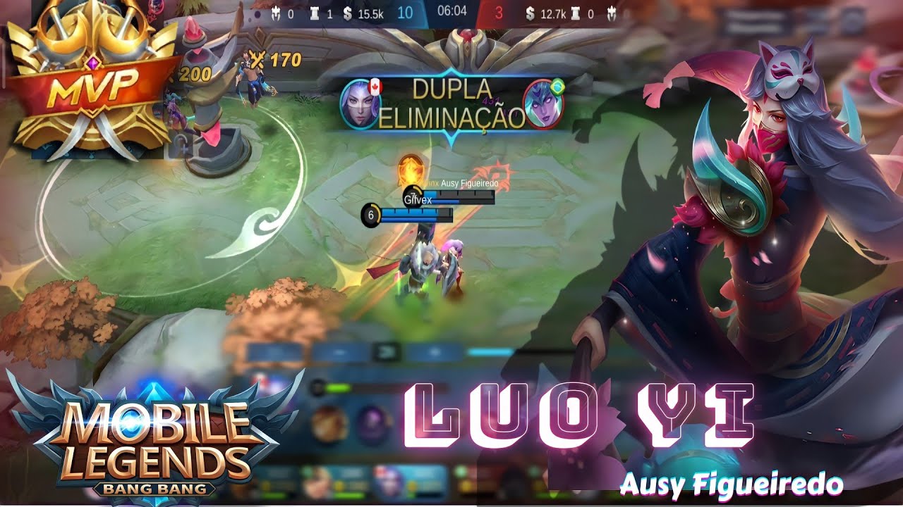 Rumo ao Glória Mítica usando a Luo Yi | Dano absurdo | Mobile Legends