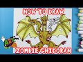 How to Draw ZOMBIE GHIDORAH