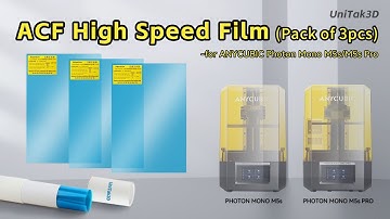 Photon Mono M5S/M5S Pro/M7 Pro/Saturn 3 Ultra ACF Release Film 3Pcs