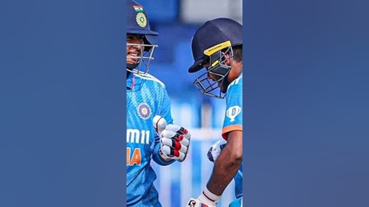 INDIA U19 VS ENGLAND U19