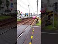 【鹿児島市電9508号】【笹貫4号踏切】を通過します。#shorts #路面電車 #tram