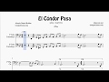 El Cóndor Pasa Partitura del Dúo de Tubas : Contrabajos 1º y 2º Tuba : Contrabajo