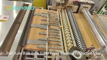 Sun Hong Full Auto Rotary Type Filter Paper Pleating Machine
