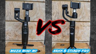 Brica B Steady Pro vs Moza Mini Mi | mana gimbal yang lebih baik