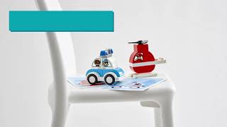 Lego Duplo Fire Helicopter & Police Car 10957