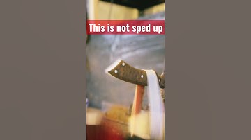 This is How we shape our knife handles.